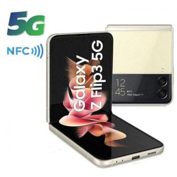 Smartphone Samsung Galaxy Z Flip3 8GB/ 256GB/ 6.7'/ 5G/ Beige - Imagen 1