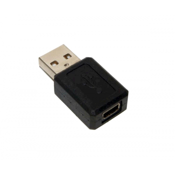 ADAPTADOR MINI USB HEMBRA A USB A MACHO - Imagen 1