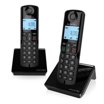 S250 Duo Teléfono DECT Identificador de llamadas Negro - Imagen 1