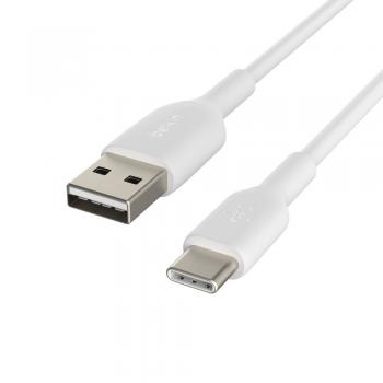 CAB001BT1MWH cable USB 1 m USB A USB C Blanco - Imagen 1