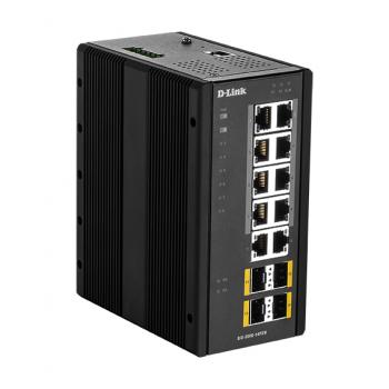 DIS-300G-14PSW Gestionado L2 Gigabit Ethernet (10/100/1000) Energía sobre Ethernet (PoE) Negro - Imagen 1