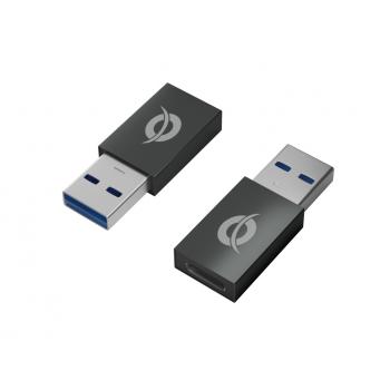 DONN10G cambiador de género para cable USB A USB C Negro - Imagen 1