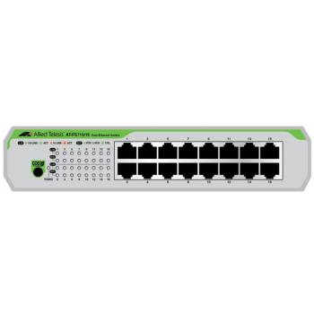 AT-FS710/16-50 No administrado Fast Ethernet (10/100) 1U Verde, Gris - Imagen 1