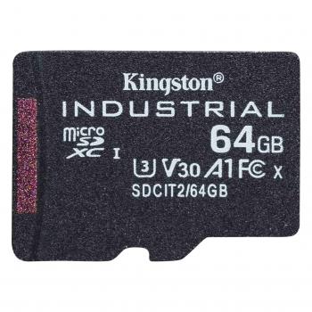 Industrial memoria flash 64 GB MicroSDXC UHS-I Clase 10 - Imagen 1