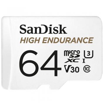 High Endurance memoria flash 64 GB MicroSDXC UHS-I Clase 10 - Imagen 1
