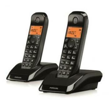 S12 Duo Teléfono DECT Identificador de llamadas Negro - Imagen 1