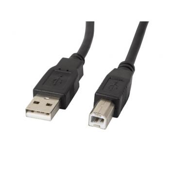 CA-USBA-11CC-0005-BK cable USB 0,5 m USB 2.0 USB B Negro - Imagen 1