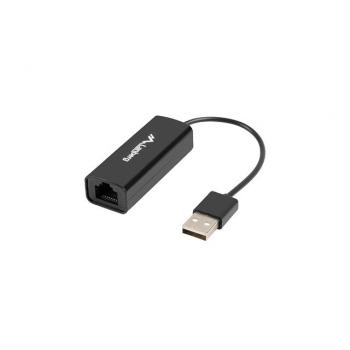 ADAPTADOR USB LANBERG 2.0/ETHERNET RJ45 100 MB - Imagen 1