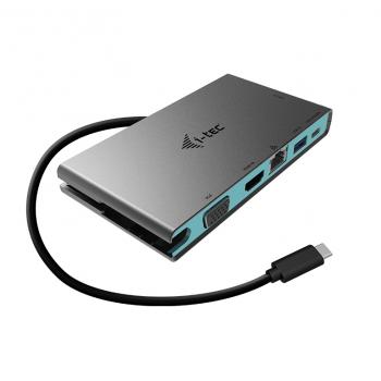 USB-C Travel Dock 4K HDMI o VGA, Cable USB-C de 20cm - Imagen 1