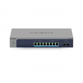 MS510TXUP switch Gestionado L2/L3/L4 10G Ethernet (100/1000/10000) Energía sobre Ethernet (PoE) Gris, Azul - Imagen 1