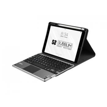 Funda + Teclado Tablet Ipad Keytab Pro Bluetooth 10.2'' Touchpad Black Subblim - Imagen 1