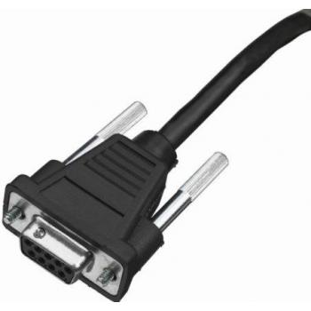 RS232-DB9 1.8m cable de serie Negro 2,9 m RS-232 - Imagen 1