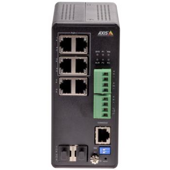 T8504-R Gestionado Gigabit Ethernet (10/100/1000) Energía sobre Ethernet (PoE) Negro - Imagen 1