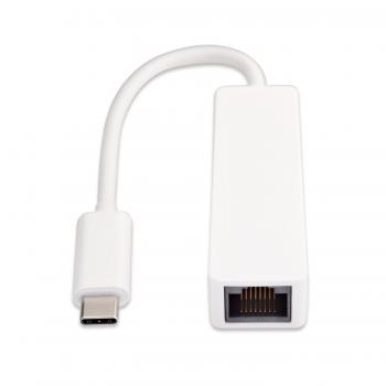 Adaptador USB-C (m) a Ethernet (h) color blanco - Imagen 1