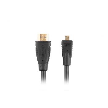 CA-HDMI-12CC-0010-BK cable HDMI 1 m HDMI tipo A (Estándar) HDMI tipo D (Micro) Negro - Imagen 1