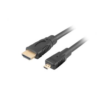 CA-HDMI-12CC-0018-BK cable HDMI 1,8 m HDMI tipo A (Estándar) HDMI tipo D (Micro) Negro - Imagen 1