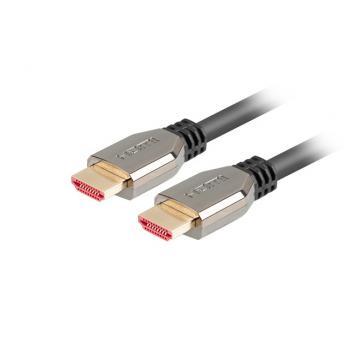 CA-HDMI-30CU-0010-BK cable HDMI 1 m HDMI tipo A (Estándar) Negro, Plata - Imagen 1
