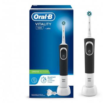 Cepillo Dental Braun Oral-B Vitality D100 Crossaction/ Negro - Imagen 1