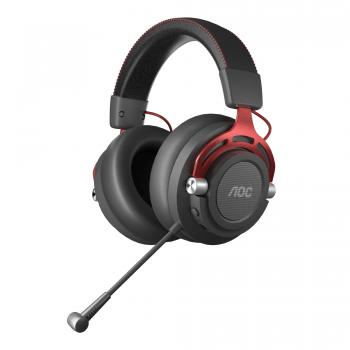 GH401 auricular y casco Auriculares True Wireless Stereo (TWS) Diadema Juego Negro, Rojo - Imagen 1