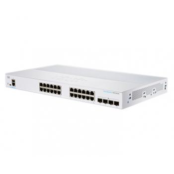 CBS350-24T-4X-EU switch Gestionado L2/L3 Gigabit Ethernet (10/100/1000) Plata - Imagen 1