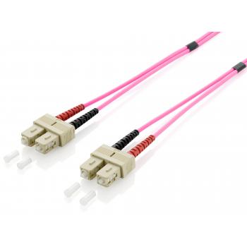 255521 cable de fibra optica 1 m SC OM4 Violeta - Imagen 1