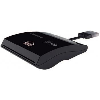 appCRDNILB lector de tarjeta inteligente Interior USB 2.0 Negro - Imagen 1