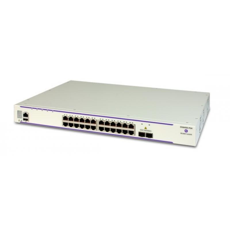 OS6450-P24 Gestionado L2/L3 Gigabit Ethernet (10/100/1000) Energía sobre Ethernet (PoE) 1U Blanco - Imagen 1