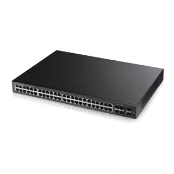 GS1920-48HP Gestionado L2 Gigabit Ethernet (10/100/1000) Energía sobre Ethernet (PoE) Negro - Imagen 1