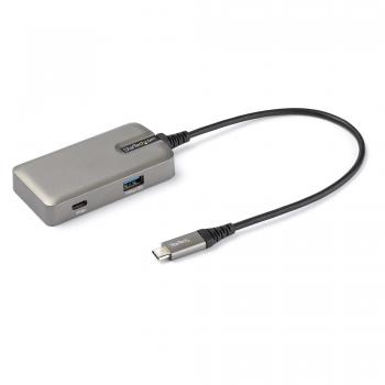 Adaptador Multipuertos USB C - USB-C a HDMI 2.0 4K 60Hz, PD con Paso de 100W - Hub USB de 3 Puertos de 10Gbps - Mini Docking Sta