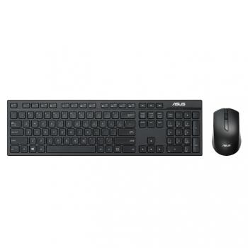 W2500 teclado RF inalámbrico QWERTY Negro - Imagen 1