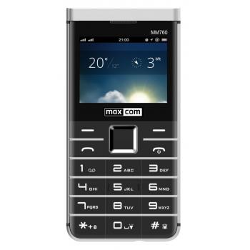 MM760 5,84 cm (2.3") 80 g Negro, Blanco Teléfono básico - Imagen 1