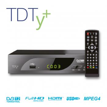 TDT HD Decodificador-Grabador DVB-T2 TDTy+ Biwond - Imagen 1