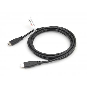 128887 cable USB 2 m USB 2.0 USB C Negro - Imagen 1