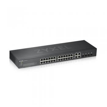 GS1920-24V2 Gestionado Gigabit Ethernet (10/100/1000) Negro - Imagen 1