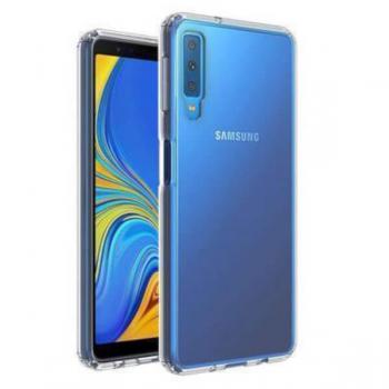 Carcasa Samsung Galaxy A7 (2018) Hybrid (bumper + trasera) Transparente - Imagen 1
