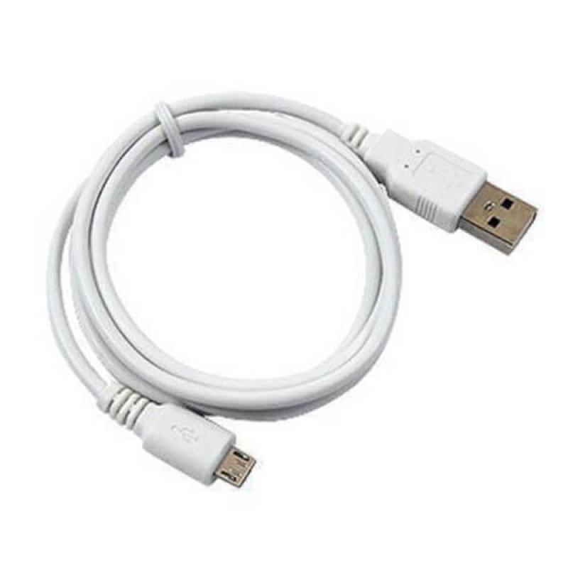 Cable datos Micro USB Blanco Universal - Imagen 1