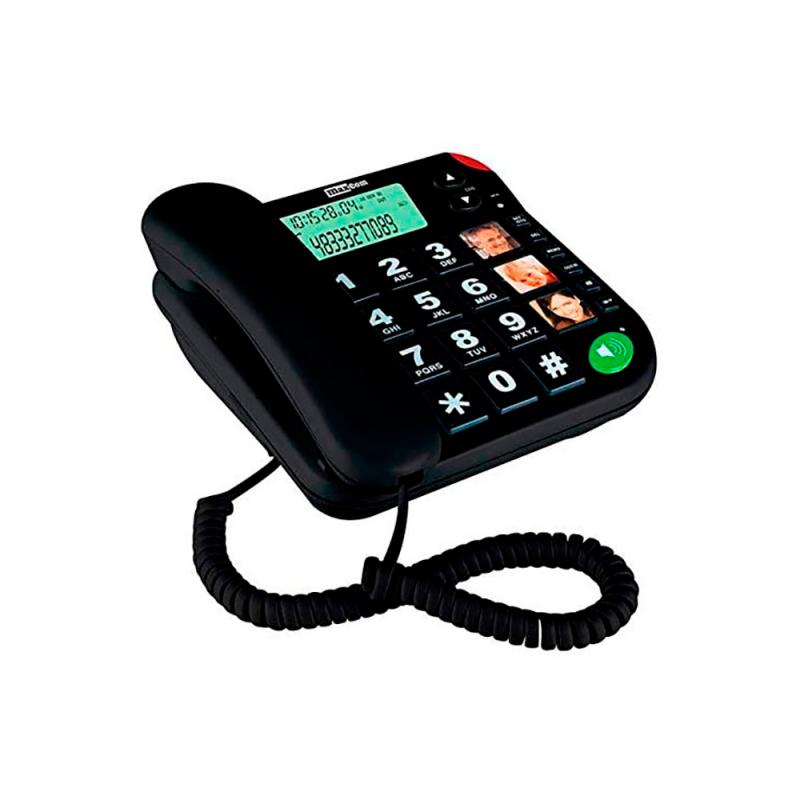 Maxcom KXT480 Teléfono fijo Negro (Black) - Imagen 1