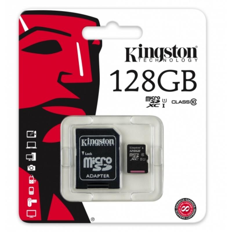 Tarjeta memoria micro SD 128 GB - Imagen 1