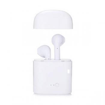 Auriculares Bluetooth i7 Blancos con estuche de carga - Imagen 3