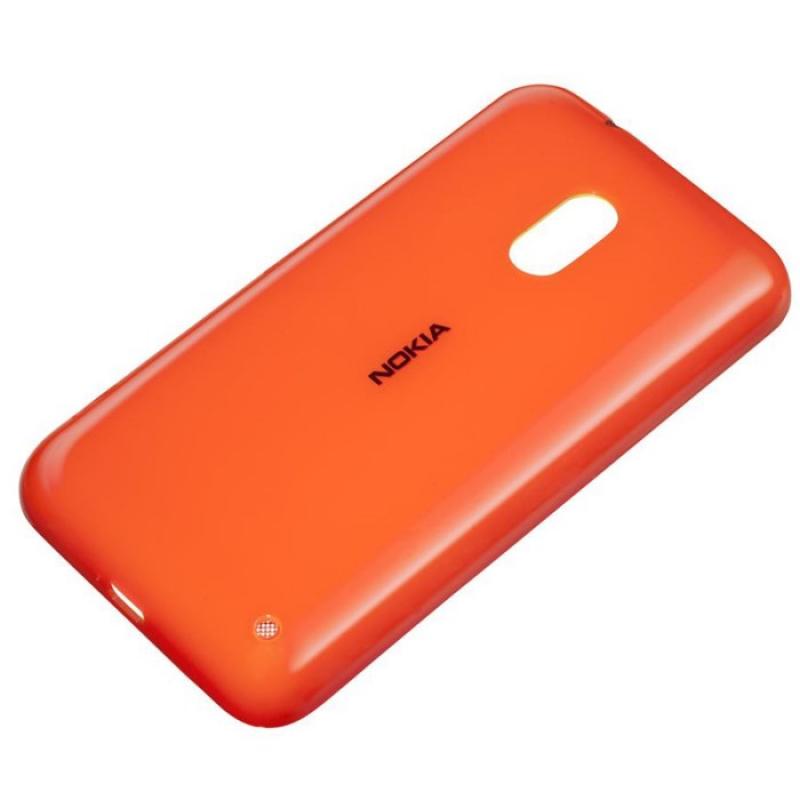 Tapa de batería Nokia CC-3057 naranja para Lumia 620 - Imagen 1