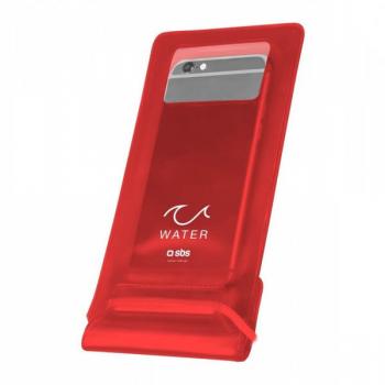 Funda impermeable roja para móvil de hasta 5,5" - Imagen 2