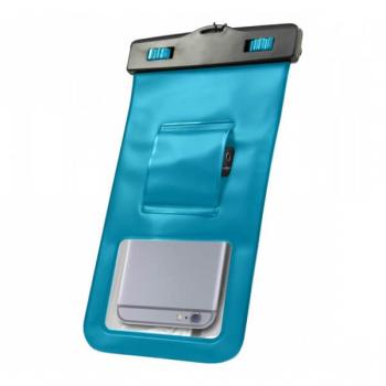 Funda impermeable azul con jack 3,5 mm para móvil de hasta 5,5" - Imagen 2