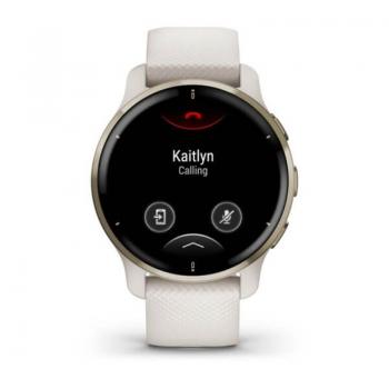 Smartwatch Garmin Venu 2 Plus/ Notificaciones/ Frecuencia Cardíaca/ GPS/ Beige y Oro - Imagen 2