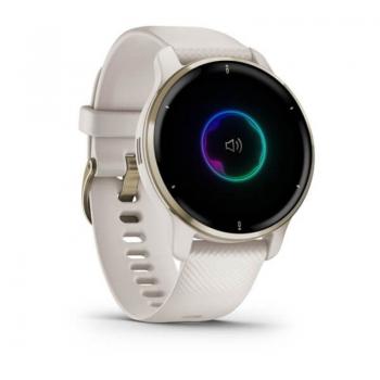 Smartwatch Garmin Venu 2 Plus/ Notificaciones/ Frecuencia Cardíaca/ GPS/ Beige y Oro - Imagen 3