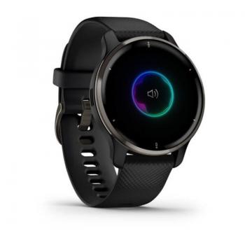 Smartwatch Garmin Venu 2 Plus/ Notificaciones/ Frecuencia Cardíaca/ GPS/ Negro Pizarra - Imagen 3