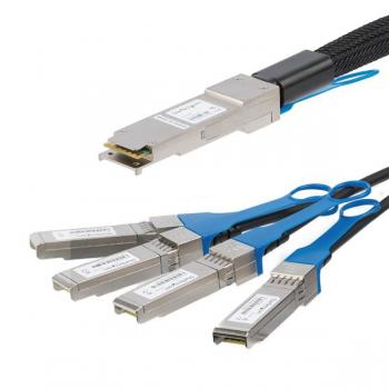 Cable de 5m QSFP+ Pasivo Óptico Twinax Direct-Attach Breakout Compatible con Cisco QSFP-4SFP10G-CU5M - Imagen 1