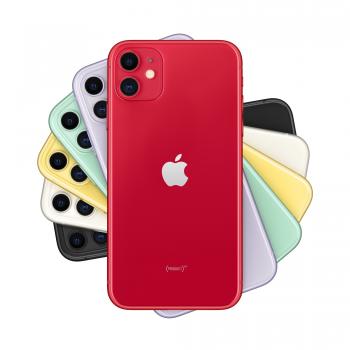 iPhone 11 15,5 cm (6.1") SIM doble iOS 14 4G 64 GB Rojo - Imagen 1