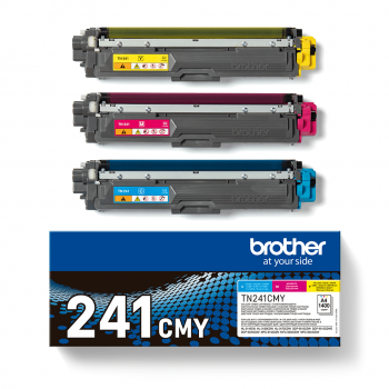 TONER BROTHER TN241CMY PACK 3 COLORES 1400PAG - Imagen 1