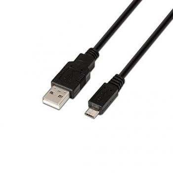 CABLE USB(A) 2.0 A MINI USB(B) 2.0 AISENS 1.8M NEGRO - Imagen 1