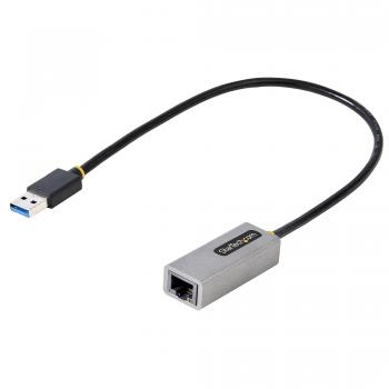 Adaptador USB a Ethernet, USB 3.0 a Ethernet Gigabit de 10/100/1000 para Portátiles, con Cable Incorporado de 30cm, Adaptador US